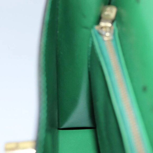 LOUIS VUITTON Epi Malesherbes Hand Bag Green - Picture 10 of 16